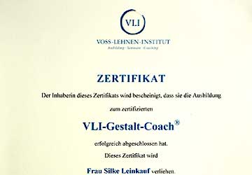 Zertifikat VLI-Gestalt-Coach